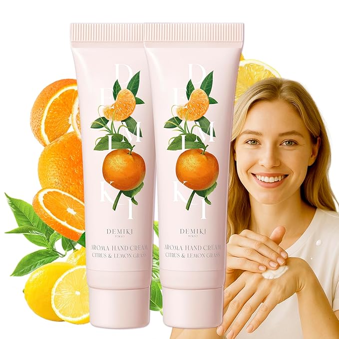 Shea Butter Hand Cream for Dry Cracked Hands,Japanese Skin Care Hand Lotion with Shea Butter, Coconut Oil, Hand Cream for Women,Travel Essentials,Travel Size 2pcs/50gx2/1.7fl.ozx2