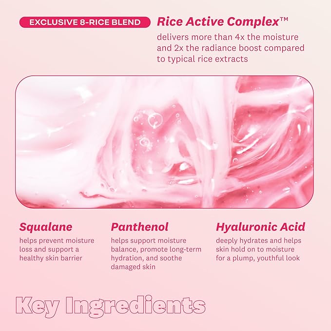 The Face Shop Rice Water Bright Double Foaming Cleanser, 2-in-1 Milky and Jelly Texture, Gentle Face Wash for Hydrating & Moisturizing, Makeup Remover, Korean Skin Care, Vegan, 6.4 fl. oz.