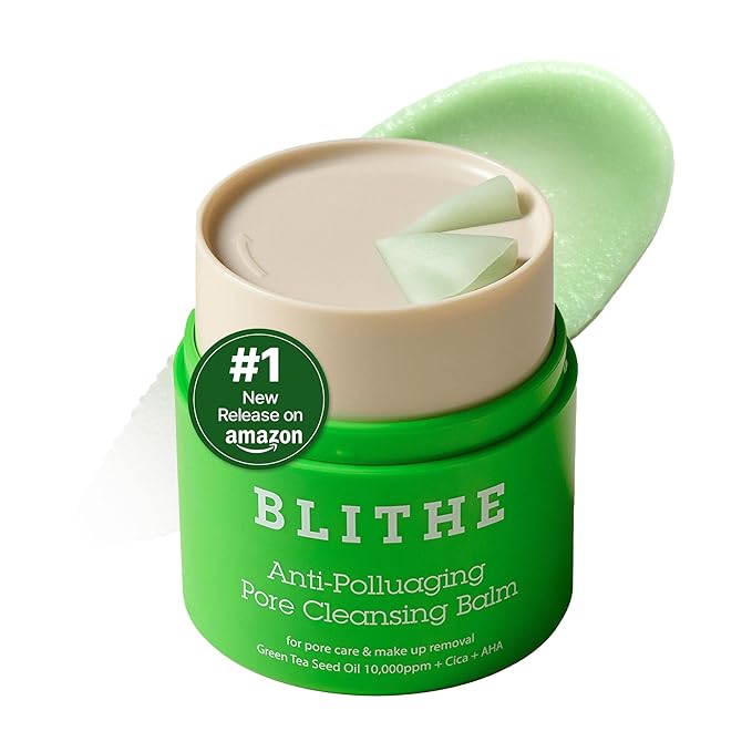 BLITHE Cleansing Balm, Pore Cleansing Makeup Remover Balm, Hygenic Design, Korean Makeup Remover