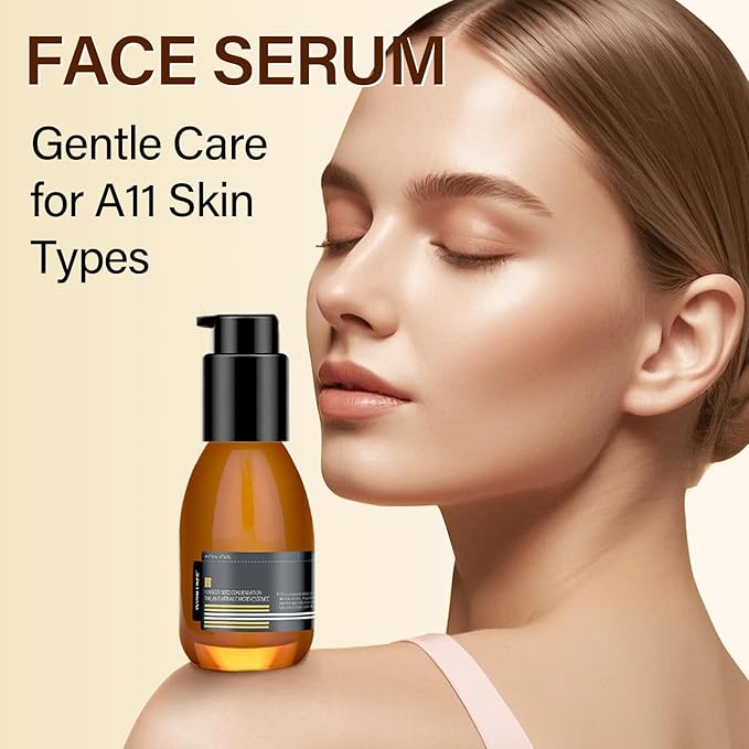 Madagascar Centella, Facial Serum for face, Natural Extraction of Bakuchiol, Centella Asiatica Extract for Soothing Sensitive& Acne-Prone Skin, for Scars, Moisturizing& Firming- 45ml