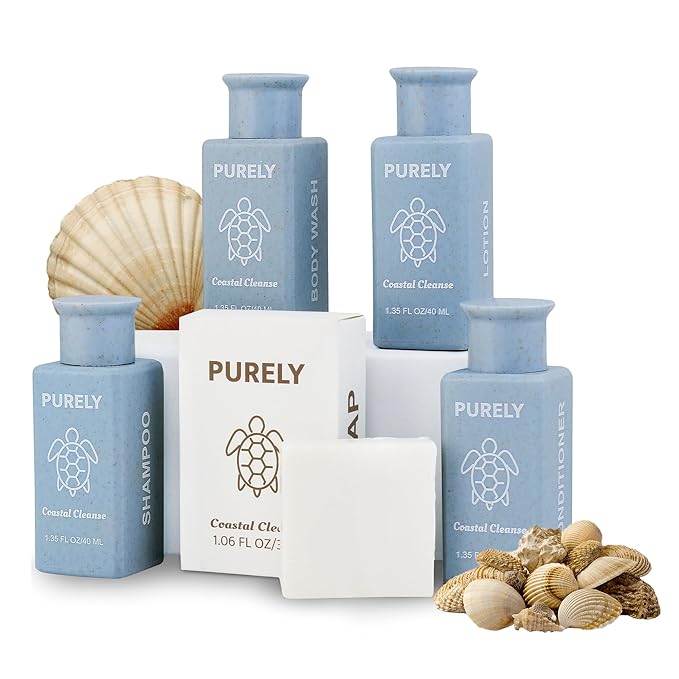 150 piece set | Hotel Soaps and Toiletries Bulk set | Airbnb Essentials for Hosts | Mini Travel Size Shampoo and Conditioner Sets | Bulk Travel Size Toiletries | Homeless Supplies Bulk Amenities