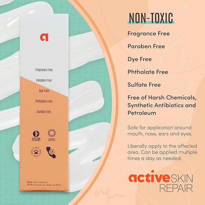 Active Skin Repair Face and Body Hydrating Serum, EWG Certified Hyaluronic Acid for All Skin Types, Dermatologist-Tested Moisturizing Anti-Aging Serum with Ceramides & Niacinamide, 5 fl. oz.