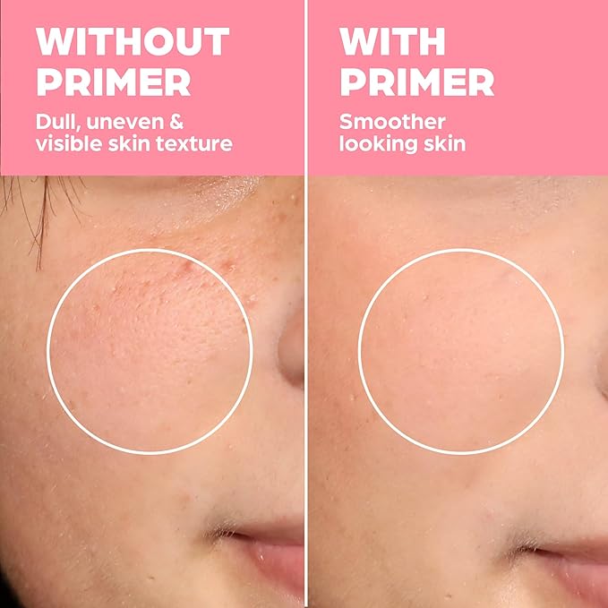 Elizabeth Mott Thank Me Later Hydrating Primer for Mature Skin – Lightweight, Gripping Face Primer for Dry, Sensitive, or Aging Skin – Smooths Texture & Hydrates with Hyaluronic Acid & Peptides, 30g