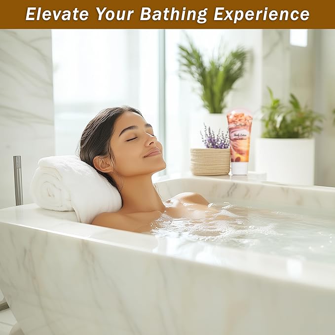 Bath Spa Gift Sets - Luxury Basket With Honey & Almond - Bath Kit With Body Wash, Bubble Bath, Lotion, Body Butter, Soap, Towel in Luxury Wooden Basket