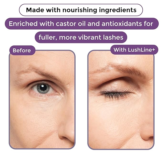 Rumi Cosmetiques LushLine+ Waterproof Eyeliner Pencil For Older Women - Smudge Proof, Long-Lasting, Non Toxic, Soft Glide - Safe For Sensitive Eyes (Natural Grey)