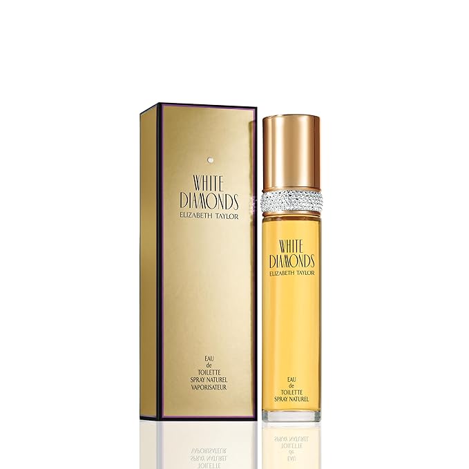 Elizabeth Taylor White Diamonds Women's Perfume, Long-Lasting Floral Fragrance for Her, Eau de Toilette EDT Spray, 1.7 fl oz