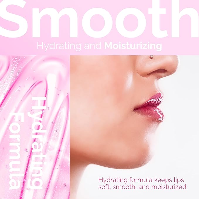 LuxeLip™ Matte Lipstick for Older Women, Hydrating Non-Sticky Lip Gloss for Luminous Shine & Moisturized Lips, Lightweight, Long-Lasting Glossy Finish, Cruelty-Free Lip Makeup (Punchy Pink, 8ml)