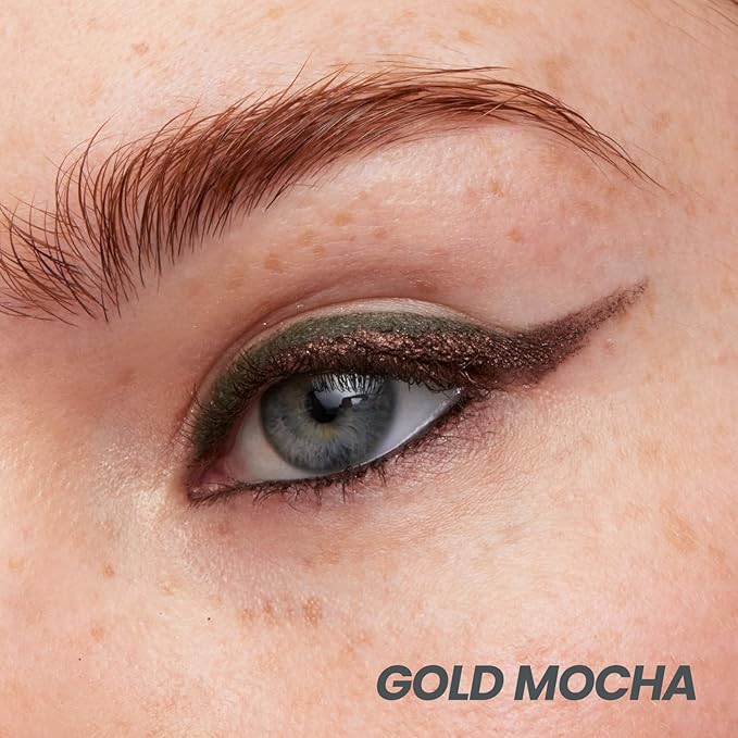 Wonderskin Eyeliner Pencil, 1440 Longwear Brown Glitter Eyeliner Pencil - Waterproof, Sharpenable & Smudge Proof