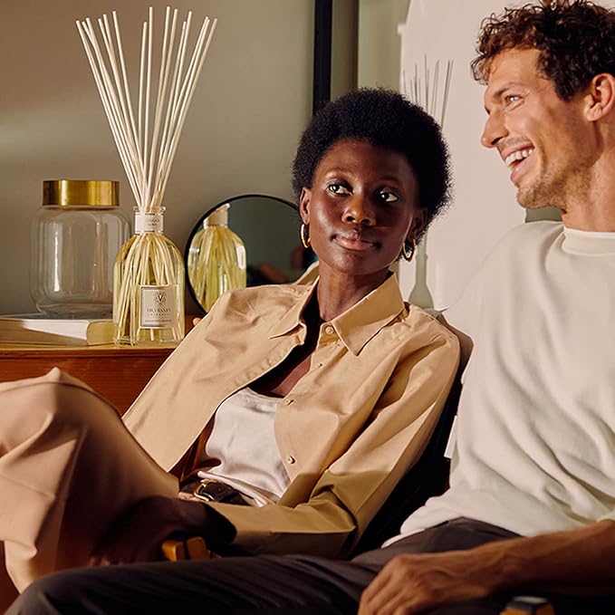 Dr. Vranjes - Ginger Lime 250 ml Diffuser + Double Pack of White Sticks (3 Pieces Bundle)- Luxury Home Fragrance, Made in Italy, Main Scent: Fruity, Olfactory Pyramid: Lime, Ginger, White Pepper.