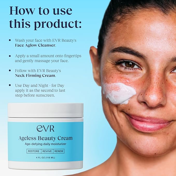 Retinol Cream for Face (4oz) Best Facial Moisturizer for Aging Skin with Collagen and Hyaluronic Acid - Anti-Aging Face Cream for Women and Men - Day and Night - All Skin Types