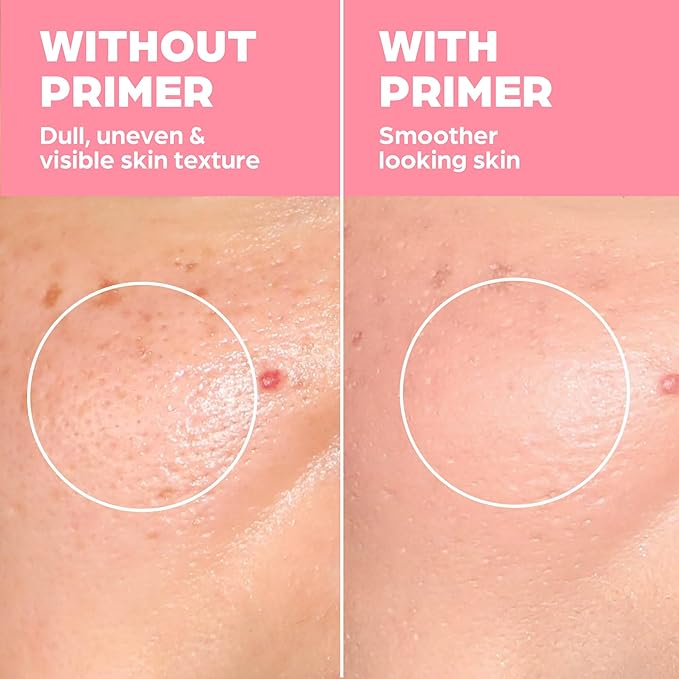 Elizabeth Mott Thank Me Later Hydrating Primer for Mature Skin – Lightweight, Gripping Face Primer for Dry, Sensitive, or Aging Skin – Smooths Texture & Hydrates with Hyaluronic Acid & Peptides, 30g