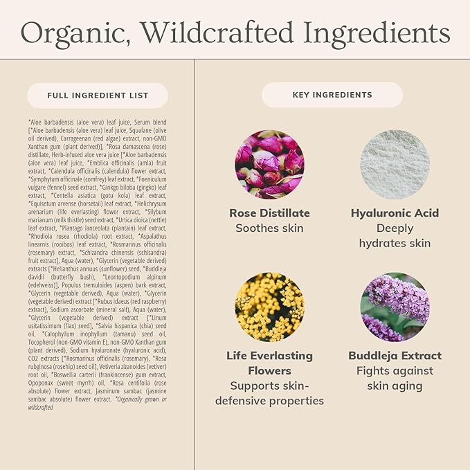 Annmarie Skin Care Anti-Aging Serum - Aloe-Vera Based Serum with Hyaluronic Acid & Herbal Extracts. Firming Serum for Dry Skin, Fine Lines & Wrinkles, For All Skin Types (15ml, 0.5 fl oz)