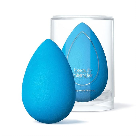 Beautyblenderยฎ | Topaz Sky Beauty Blender Makeup Sponge, Super-Soft Foam Easily Blends Foundations, Powders & Creams, Made in USA, Reusable, Washable, Streak Free Application, Vegan, Cruelty Free