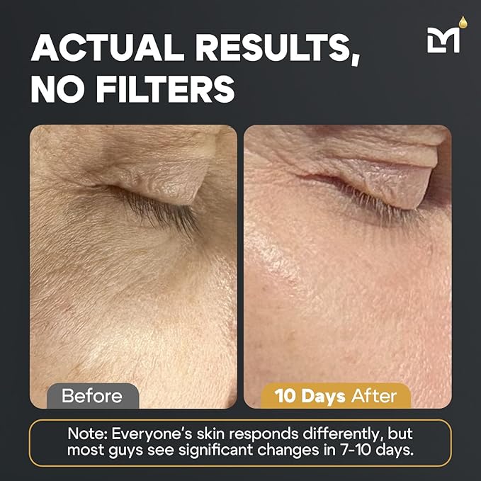 Titan 3-Piece Anti-Aging Mens Skin Care Kit – Wash, Face Serum, Mens Face Moisturizer – Men, Skin Care Set – Dark Spots, Wrinkles, Fine Lines – Vitamin C, Peptides, Niacinamide, HA –Unscented