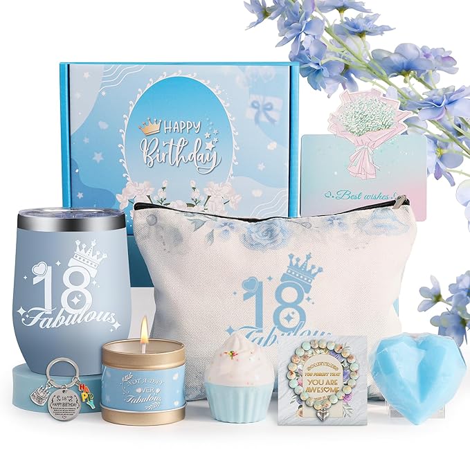 18th Birthday Gifts for Her, 18th Birthday Ideas, Relaxing Spa Gifts for 18 Year Old Girl, Best Friends Female Daughter Sister Her Girlfriend Coworker