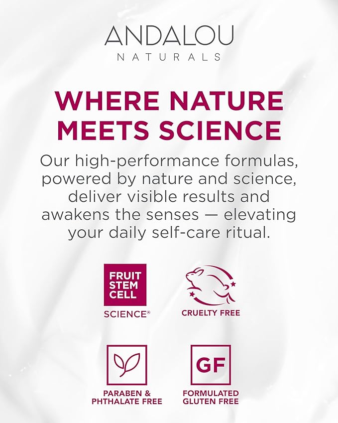 Andalou Naturals 1000 Roses Gentle Cleansing Foam | Foaming Face Wash with Rose Stem Cells & Organic Aloe Leaf Juice | Hydrating Daily Cleanser for Sensitive Skin | 5.5 fl oz