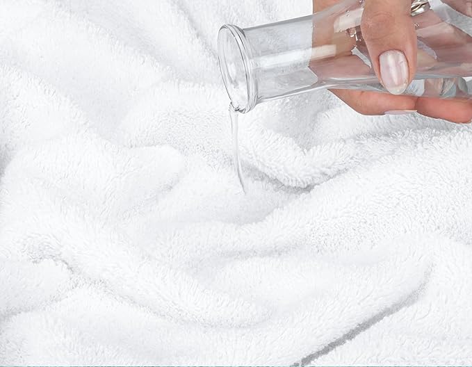 American Soft Linen Luxury Washcloths for Bathroom, 600 GSM 100% Cotton 4 Piece Turkish Wash Cloth Set, 13x13 in Soft Rags for Body and Face, White Washcloths