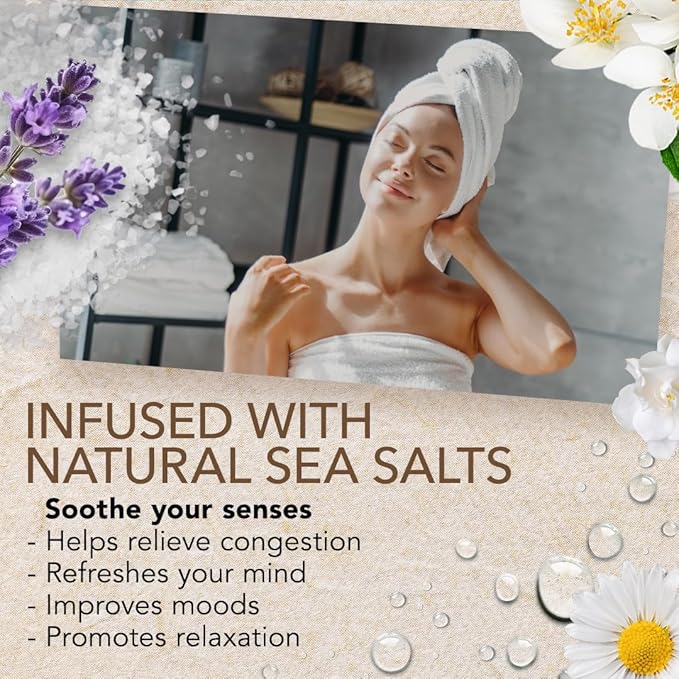 Shower Steamers Aromatherapy - Birthday Gifts for Women and Men - Shower Bombs Aromatherapy, Spa Day Essentials, Relaxation Spa Gifts - Self Care Galentines Gifts (Lavender 8 Count)