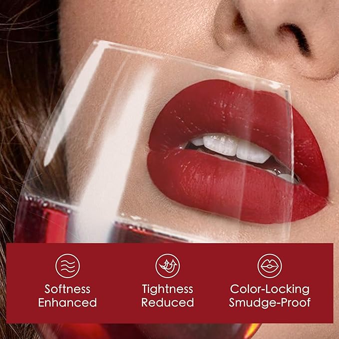 Rose Red Liquid Lipstick, LongLasting, Smudge Proof, Transfer Resistant Lip Color,Waterproof, Non-Transfer Formula (Enigma Edge)