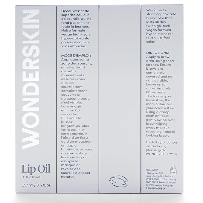 Wonderskin Lip Rehab Serum Oil (Kissed (2 Pack))