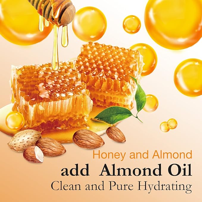 Fathers Day Gifts for Men Bath spa Gifts for Her Spa Gift Basket, Honey Almond Spa Basket Bath and Body Set with Bath Bomb, Jojoba Oil & Lip Balm, Birthday Holiday Home Spa Gifts for Women & Men Dad