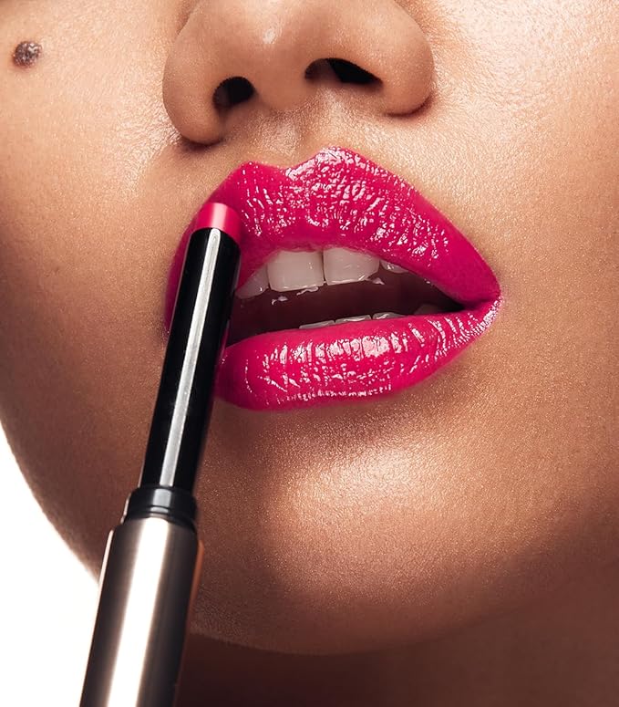 MAKE Beauty Cream Supreme Long-Lasting Lipstick. High Impact Hydrating Lip Color with Emollient Moisturizing Formula. Creamy Semi-Glossy Lipstick - Shade, Fever Pitch