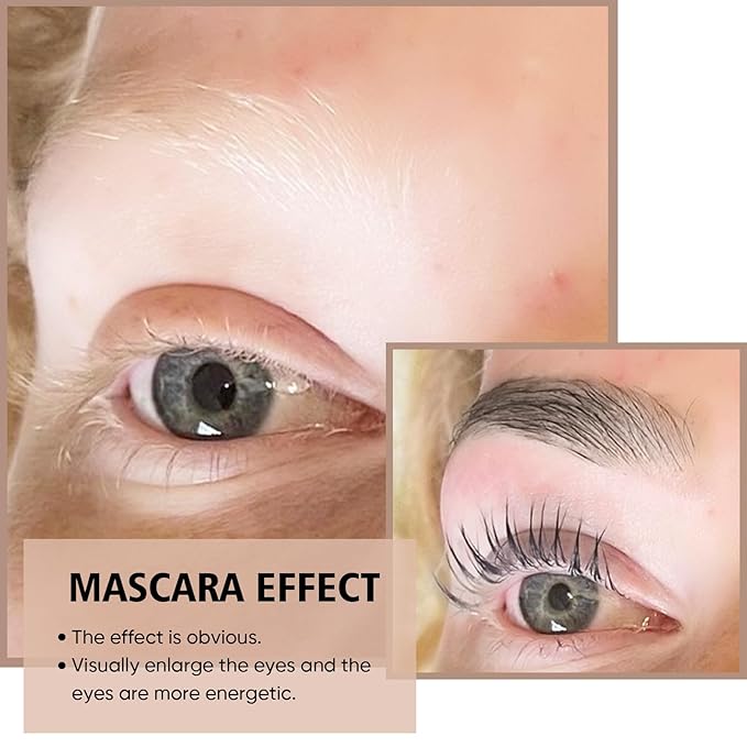 Lash Tint Kit, Eyebrow Tint Black Instant Natural Results, Professional Eyelash Tint Kit Lasts Up to 4 Weeks for Salon Home Use