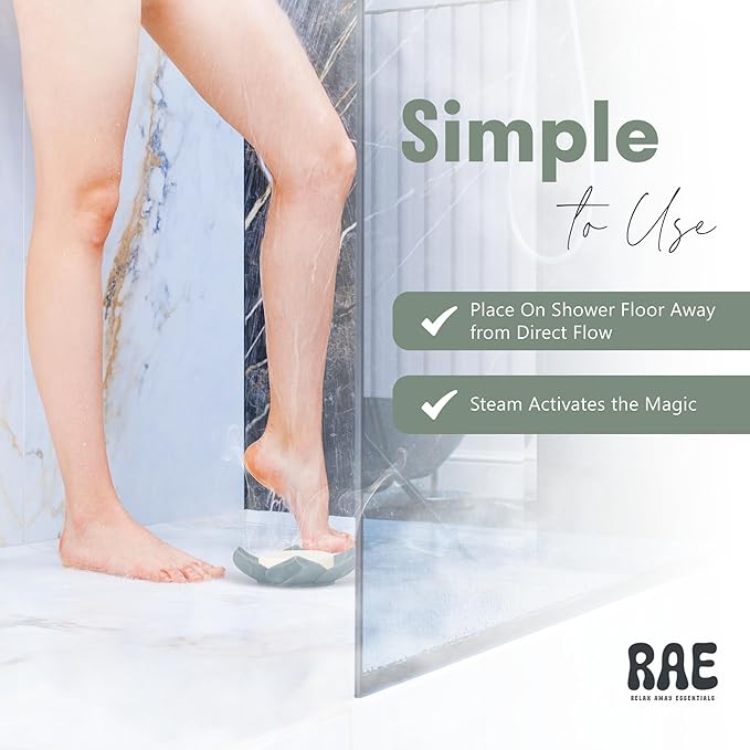 Relax Away Minty Shower Steamers 6 Pack - Menthol Infused Aromatherapy - Refreshing Orange, Eucalyptus, Lavender, Peppermint, Grapefruit, Spearmint - Relieve Stress & Soothe Sinuses