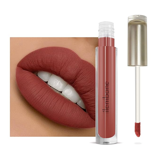Pure Essence Liquid Lipstick - Long-Lasting, Smudge-Proof, Transfer-Resistant Lip Color,Waterproof, Non-Transfer Formula