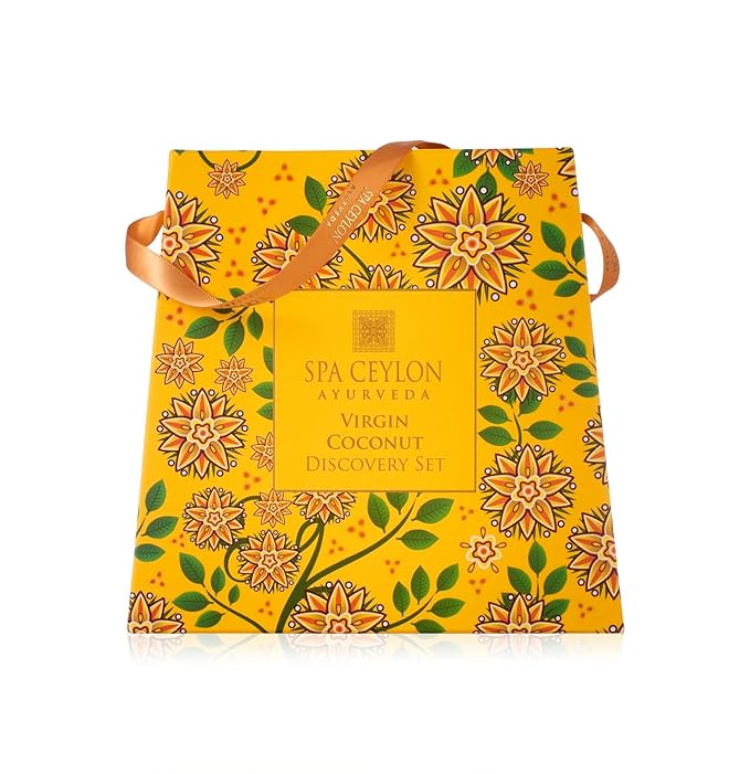 SPA CEYLON Virgin Coconut Discovery Set | Pampering Kit with Body Care Essentials | Beauty Ritual