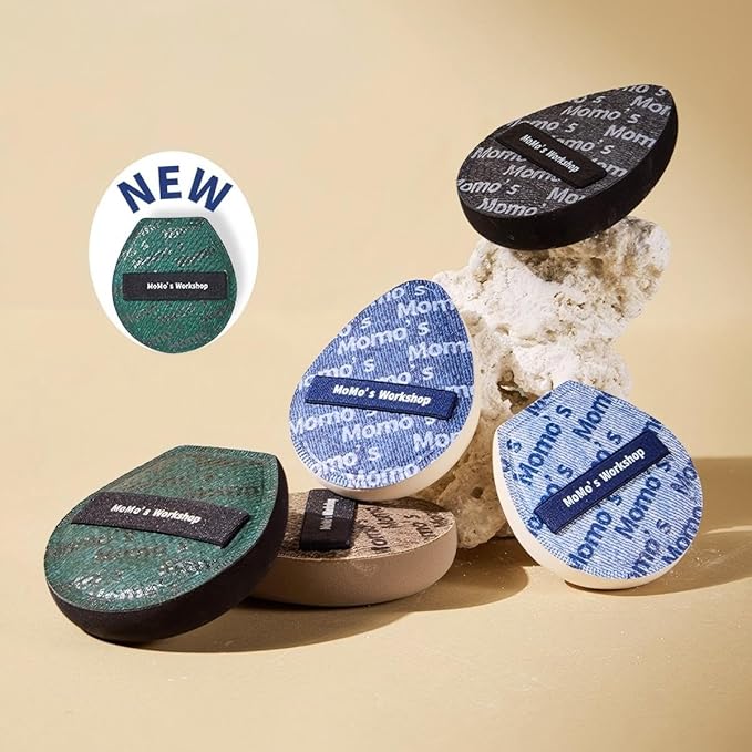 Momo's Workshop Makeup Sponge, Large Foundation Sponge For Foundation Concealer or Cushion, Latex Free Soft Cushion Puff Sponge for Face,1pcs