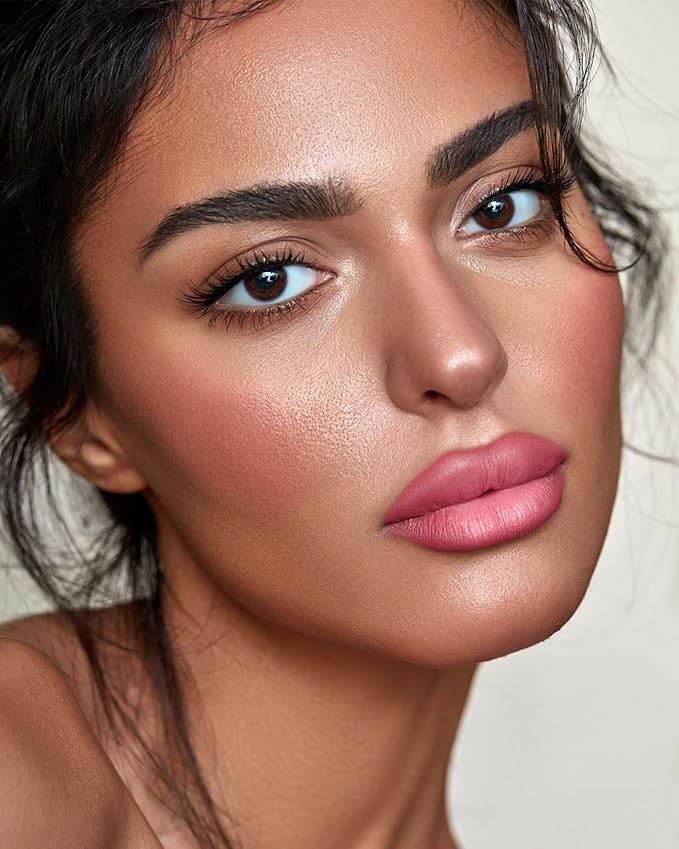 MAKI YIKA Pink Lipstick for Women Color Stay Long Lasting Lipsticks, No Smudge Matte Liquid Lipstick Transferproof Cruelty-Free Lip Color |Icy Pink