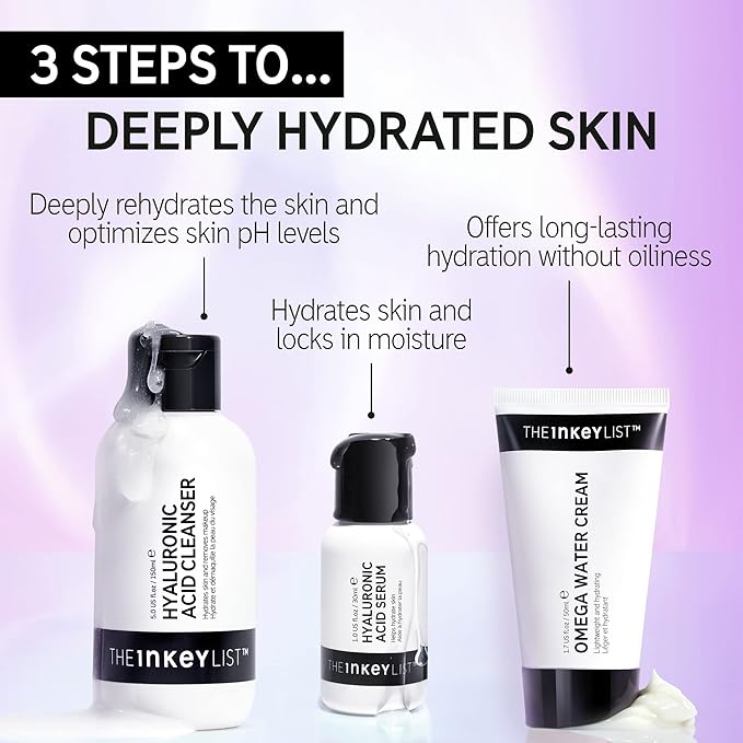 The INKEY List Hyaluronic Acid Cleanser, Daily Hydrating Face Cleanser, Helps Hydrate Skin and Lock In Moisture, Removes Makeup, For All Skin Types, 5 fl oz