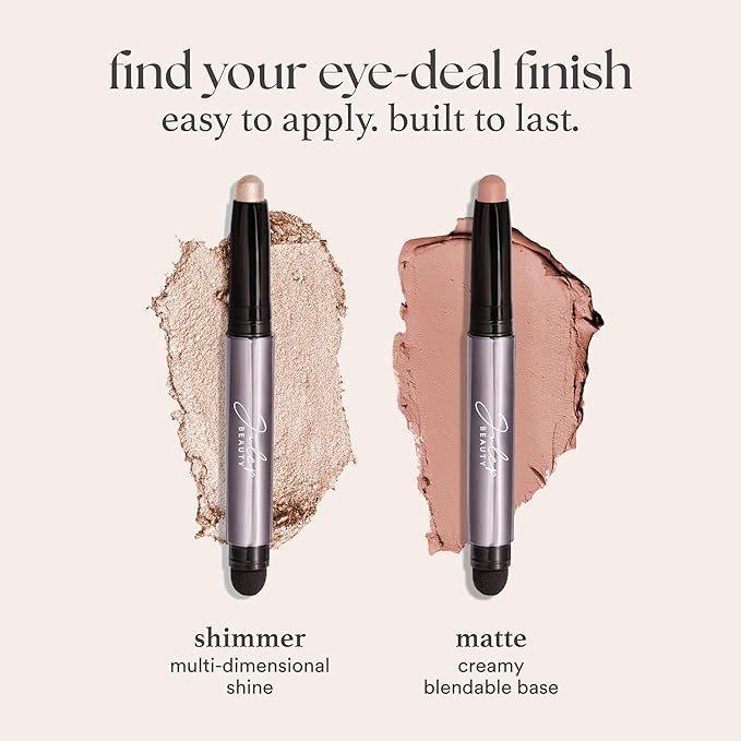 Julep Eyeshadow 101 Cream-to-Powder Waterproof Shadow Stick – Clay Matte – Long-Lasting, Crease-Proof, Natural Matte Eyeshadow with Built-in Smudger
