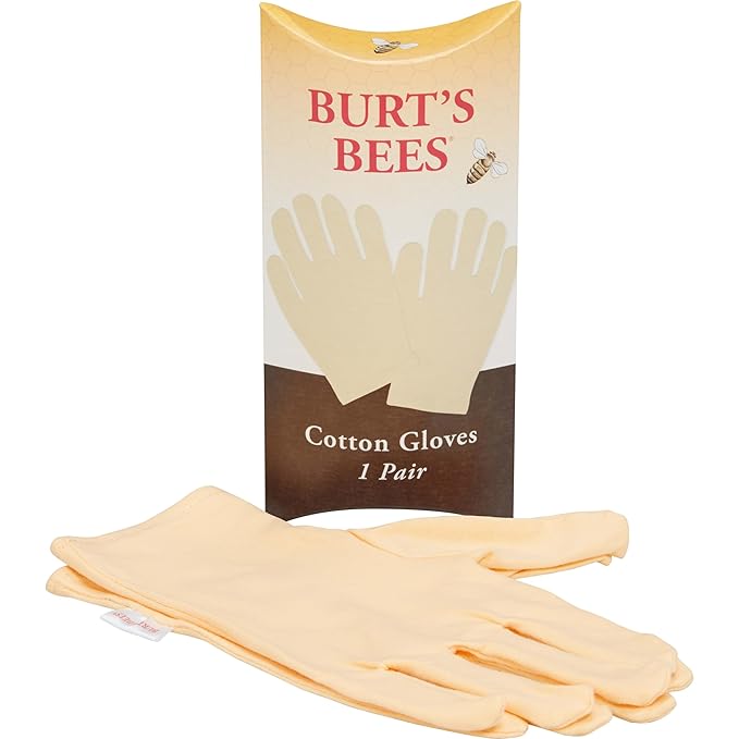 Burt's Bees Back to School Gift Ideas - Hand Repair Set, 3 Hand Creams plus Gloves - Almond Milk, Lemon Butter Cuticle Cream, Shea Butter Repair