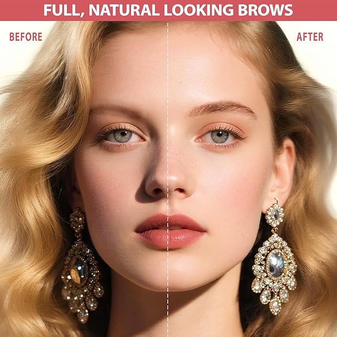 LAVONE Eyebrow Pen, 2-in-1 Eyebrow Pencils for Women with 4 Tip Microblading Eyebrow Pencil and Curved Precise Brow Pencil, Waterproof Eyebrow Pencil Create Full, Natural Hair-Like Brows, Dark Blonde