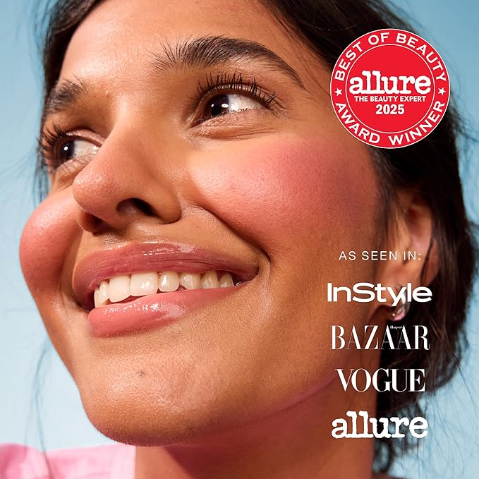 Tower 28 GetSet™ Soft Matte Powder Blush - Self-Setting 12-Hr Longwear Sweat-Proof Formula - Pigmented Raspberry Red Blush Sunset Shirley x Toni Bravo Collab