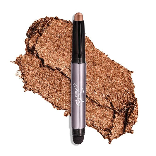 Julep Eyeshadow 101 Cream-to-Powder Waterproof Shadow Stick โ Copper Shimmer โ Long-Lasting, Crease-Proof, Shimmer Cream Eyeshadow with Built-in Smudger