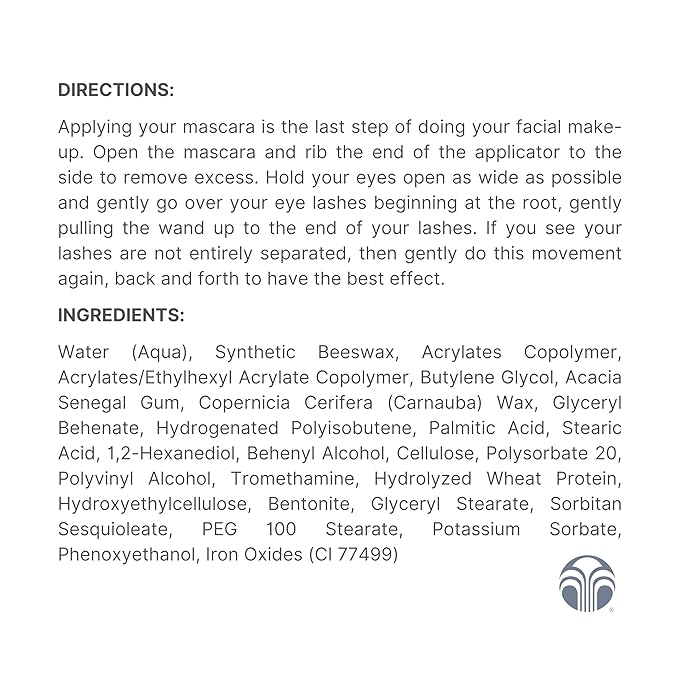 Nu Skin LightShine Curl & Lash Mascara | Nourishing Black Mascara for Visibly Curled Eyelashes | Waterproof Formula, Strengthens Lashes, Great for Eye Makeup | Long-Lasting Wear