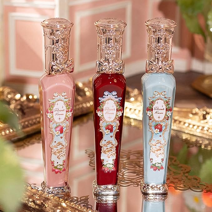 Flower Knows Strawberry Rococo Cloud Lip Cream,Velvety Matte Liquid Lipstick,Nude Lipstick,Long Lasting Lip Stain,Kiss-proof Blurred Lipstick for Girls&Women,0.12 Fl Oz(S03 Caffe Mocha)