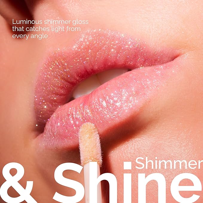 LuxeLip™ Matte Lipstick for Older Women, Hydrating Non-Sticky Lip Gloss for Luminous Shine & Moisturized Lips, Lightweight, Long-Lasting Glossy Finish, Cruelty-Free Lip Makeup (Champagne Frost, 8ml)