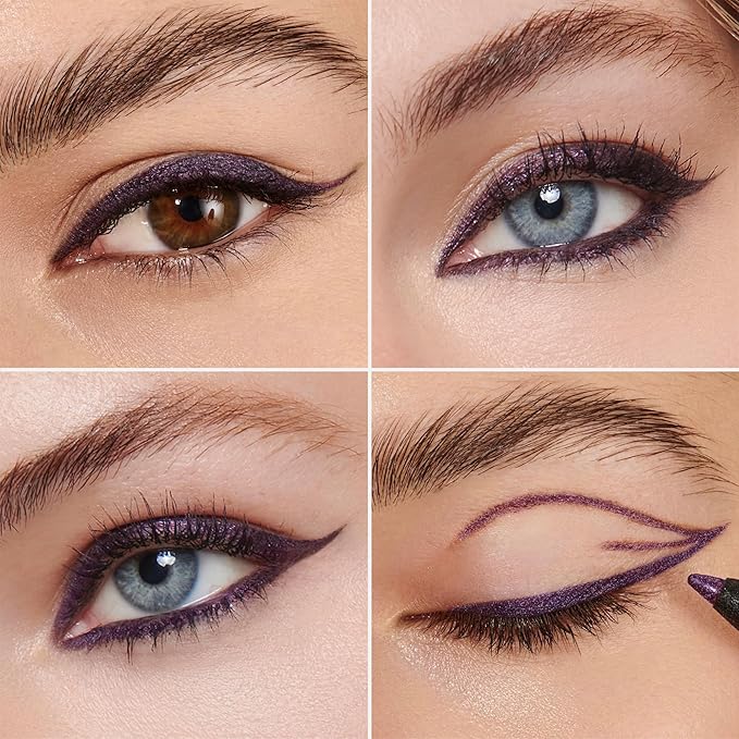 Wonderskin Eyeliner Pencil, 1440 Longwear Deep Purple Eyeliner Pencil - Waterproof, Sharpenable & Smudge Proof