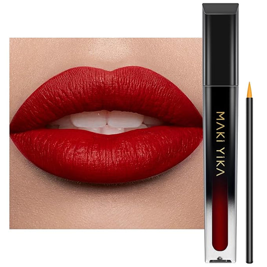 MAKI YIKA Red Lipstick for Women Color Stay Long Lasting Lipsticks Smudgeproof Matte Liquid Lipstick Transferproof Cruelty-Free Lip Color |Trust You