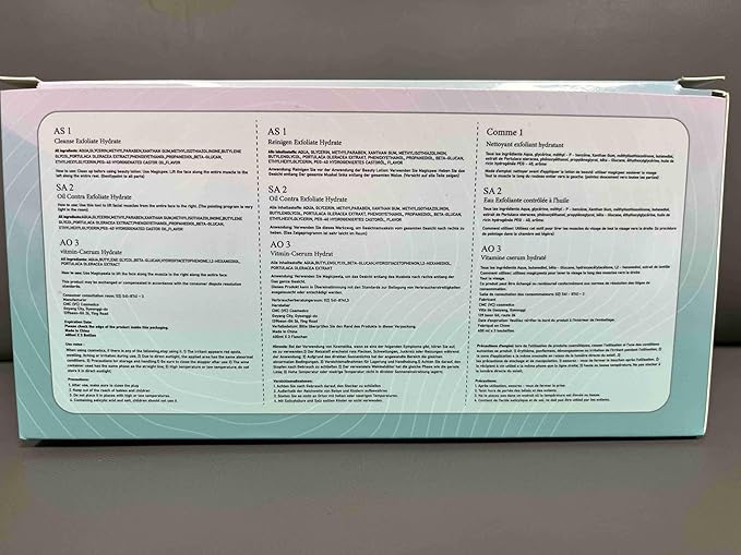 Aqua Peeling Solution AS1 SA2 AO3 facial Serum Cleaning Liquid 400ml Moisturizing Skin Care for facial machine solution