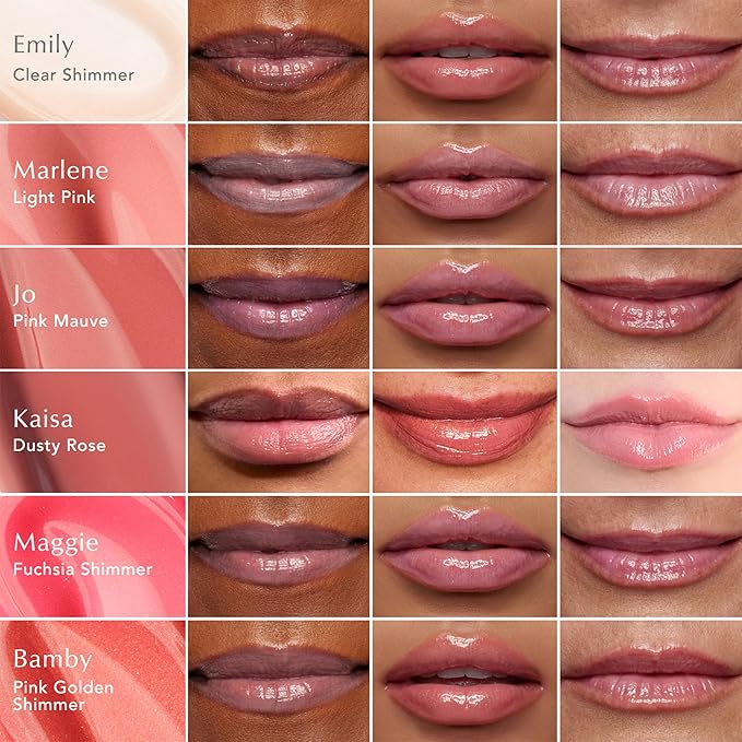 Thrive Causemetics Sheer Strength Lip Plumping Peptide Gloss, Lip Plumper with Vitamin E, Peptides, Plumps, Smooths & Hydrates Lips, High Shine, Vegan & Cruelty Free, Kaisa (Dusty Rose)