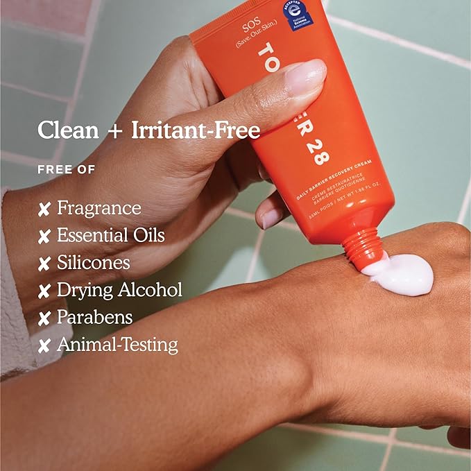 Tower 28 Beauty SOS Daily Skin Barrier Redness Recovery Moisturizer 1.86 oz / 52.73 g