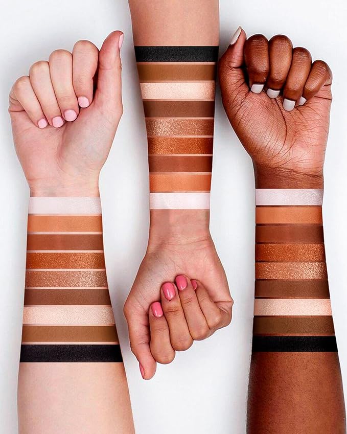 MAKI YIKA Brown Eyeshadows Palette Nude Eye Shadow 9Color, Naked Eyeshadow Matte Shimmer Glitter Eye Shade Long Lasting Pigmented Eye Makeup - Brown