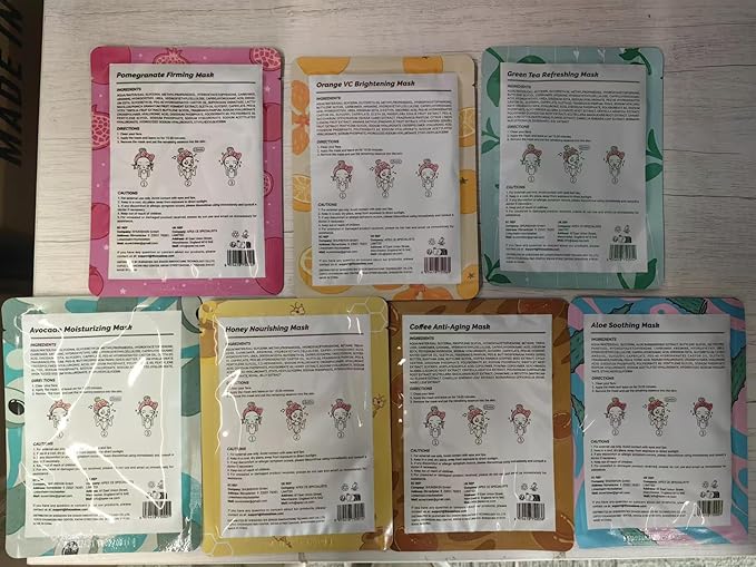 ZealSea Face Masks Skincare, Facial Masks for Women Skin Care, Sheet Masks Beauty with Natural Ingredients, Birthday Party Spa Gift for Kids Teens Girls, Hydrate and Soothe for All Skin Types 14 Pack