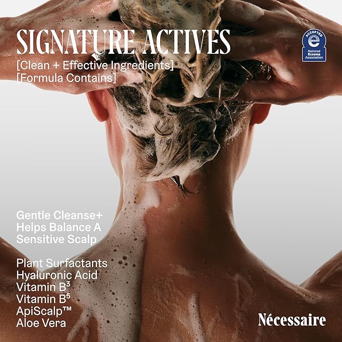 Nécessaire The Shampoo. Hyaluronic Acid + Vitamin B Complex Shampoo for Women & Men.