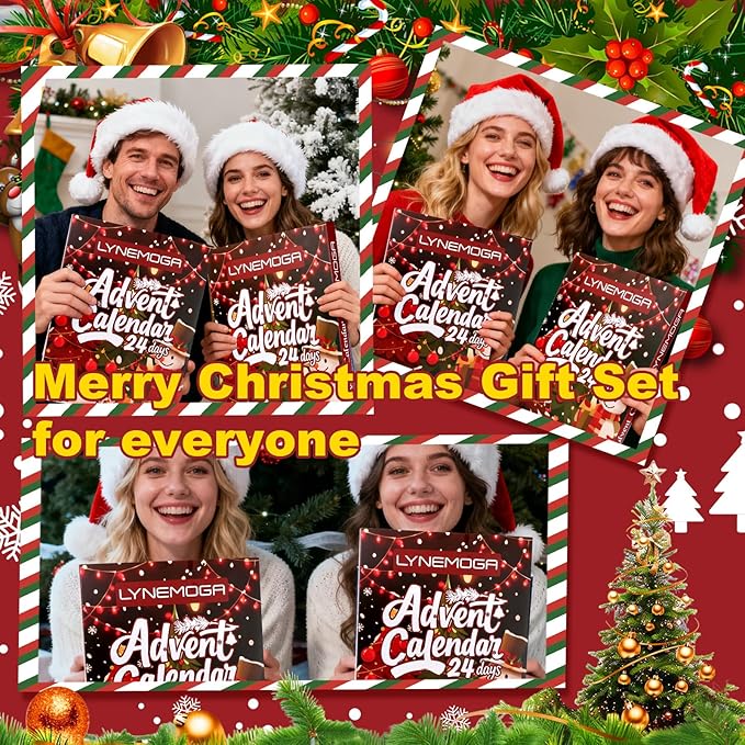 Makeup Advent Calendar 2025 Women Teen Girls,24 Days Christmas Beauty Make Up Sets for Party Festival, Advent Beauty Calendar 2025 Cosmetics Holiday Surprise Make Up Kits for Women Full Kit